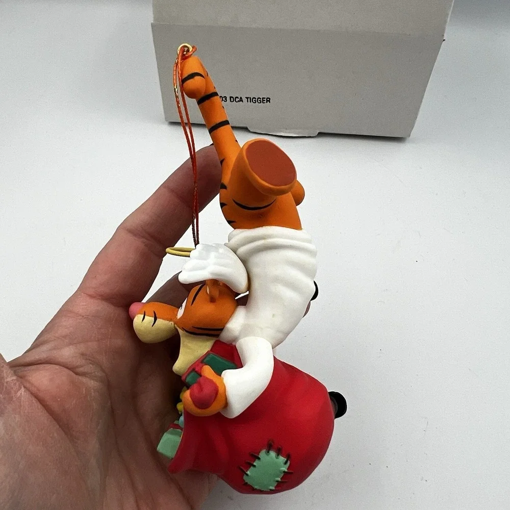 Vintage Grolier Disney Christmas Ornament Winnie the Pooh Tigger‎ Angel 009903